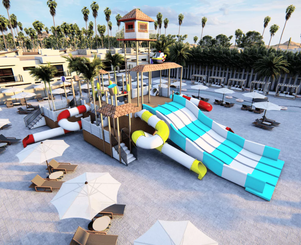Beach Club and Unit Surf Pool